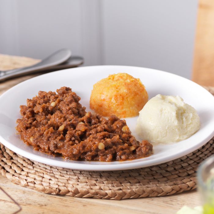 Minced & Moist Beef Bolognese