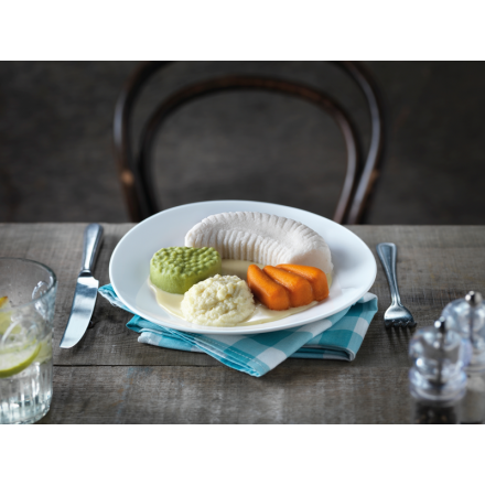 Pur&#233;ed Fish in Cheese  - Oven Only
