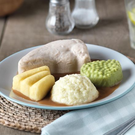 Pur&#233;ed Hearty Chicken Casserole