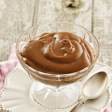 Pur&#233;ed Chocolate Orange Sponge with Custard